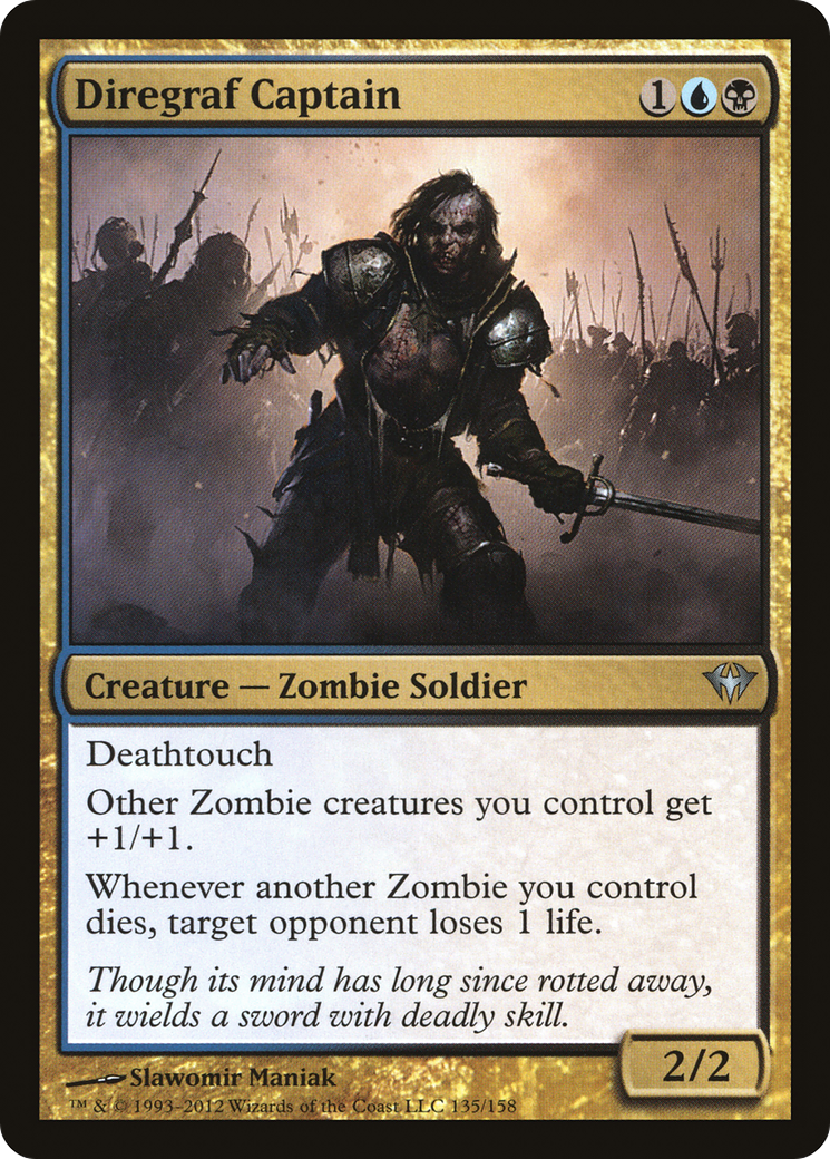 Diregraf Captain (DKA-135) [Dark Ascension] Foil MTG Single Wizards of the Coast