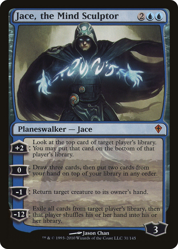 Jace, the Mind Sculptor (WWK-031) [Worldwake] Foil MTG Single Wizards of the Coast