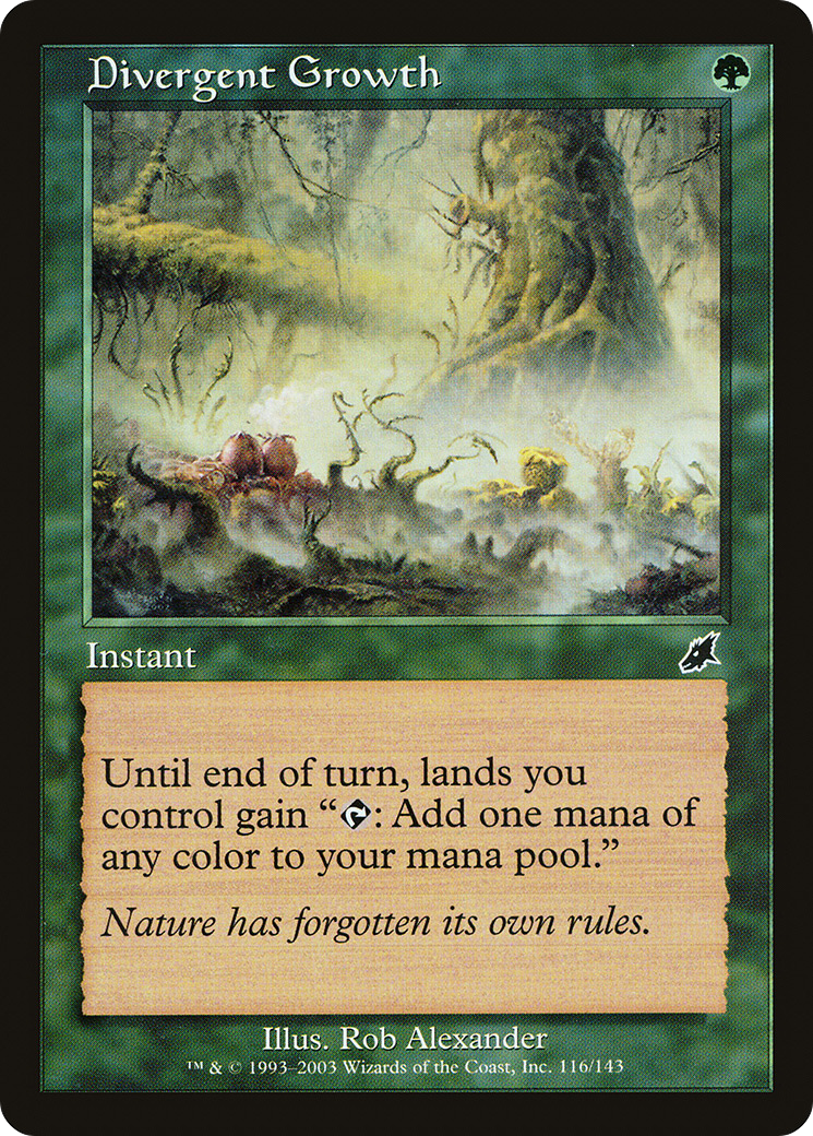 Divergent Growth (SCG-116) [Scourge] Foil MTG Single Wizards of the Coast