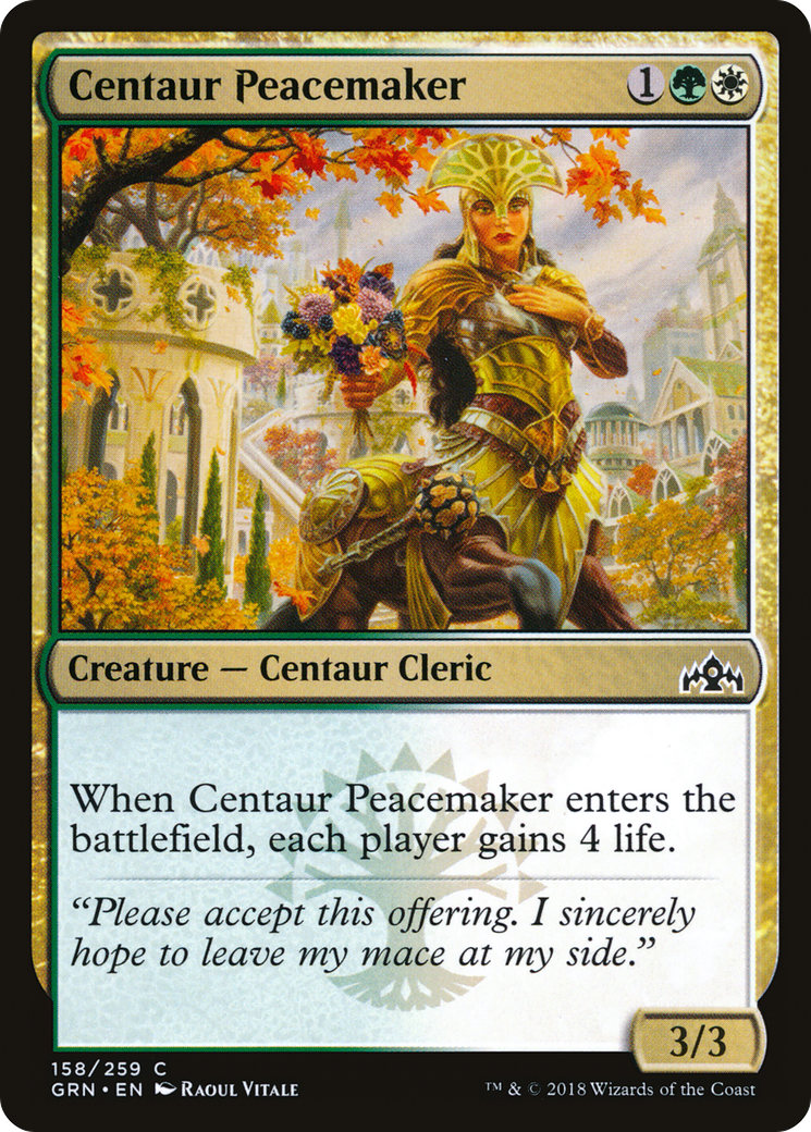 Centaur Peacemaker (GRN-158) [Guilds of Ravnica] MTG Single Wizards of the Coast