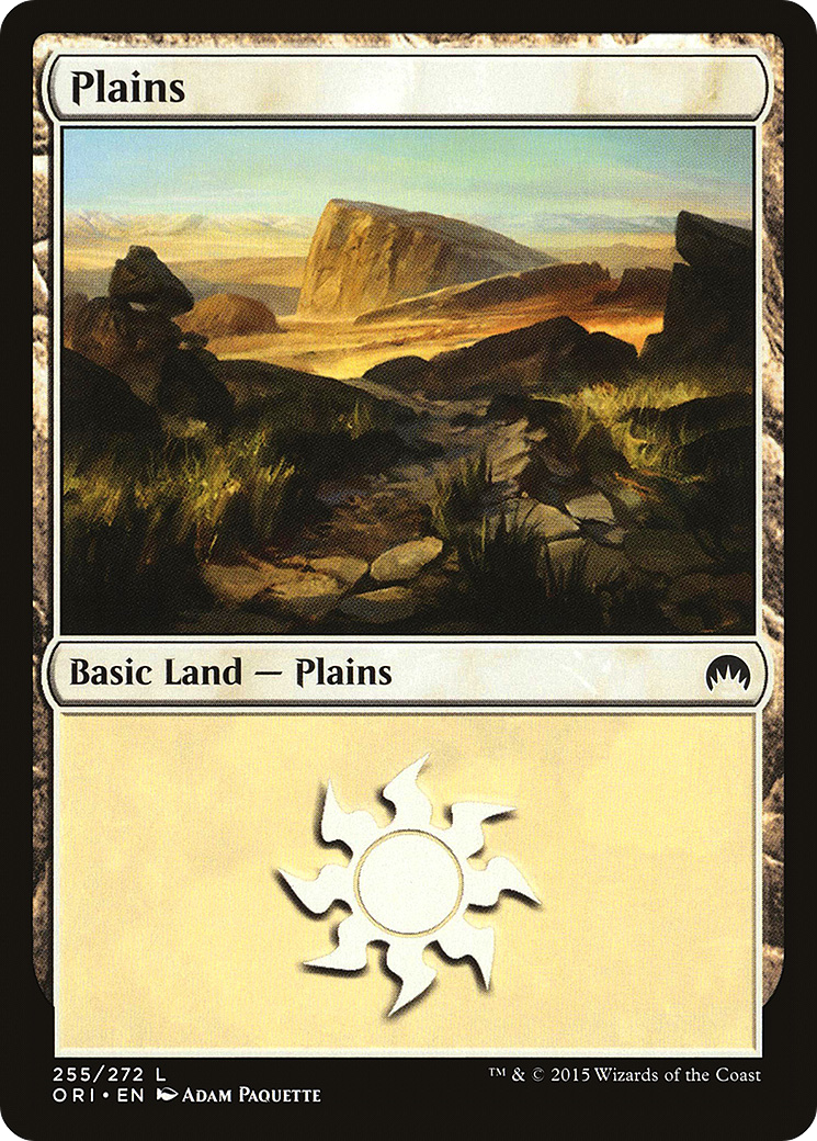 Plains (ORI-255) [Magic Origins] MTG Single Wizards of the Coast