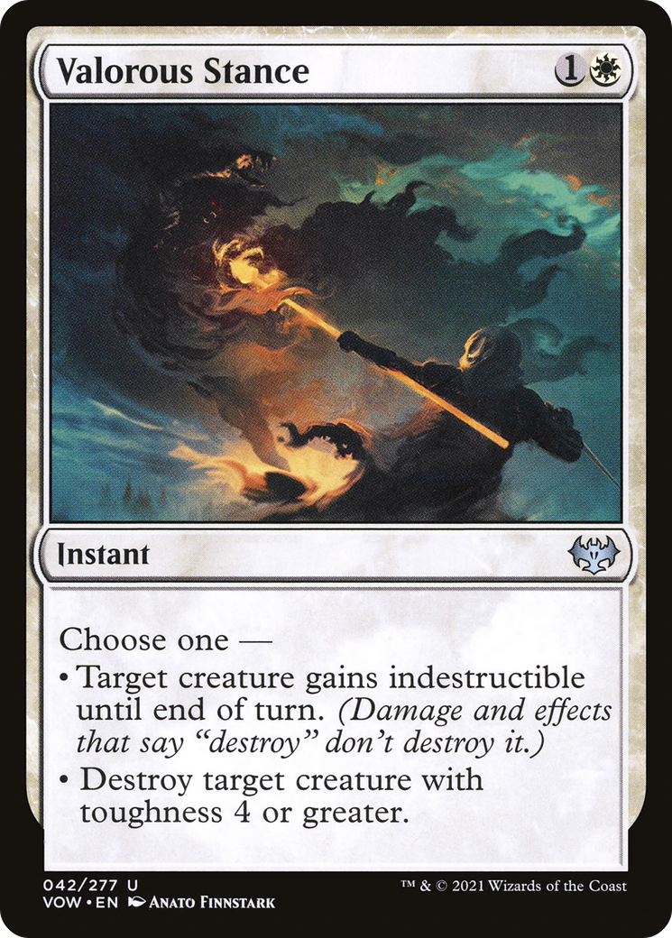Valorous Stance (VOW-042) [Innistrad: Crimson Vow] MTG Single Wizards of the Coast