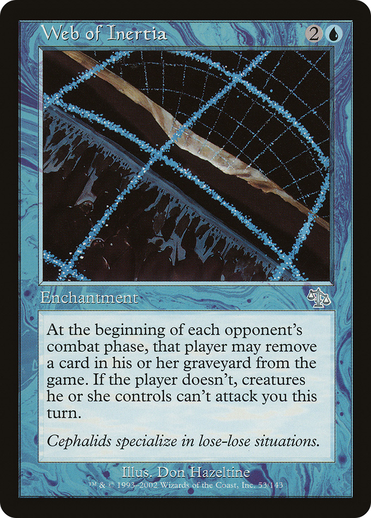 Web of Inertia (JUD-053) [Judgment] Foil MTG Single Wizards of the Coast