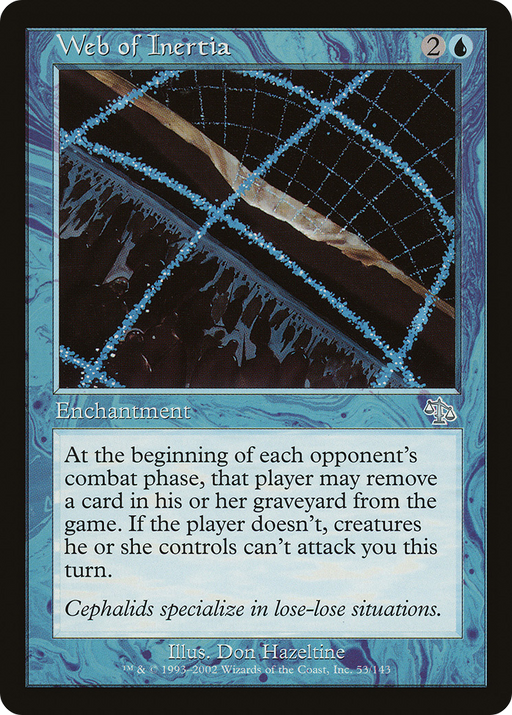 Web of Inertia (JUD-053) [Judgment] Foil MTG Single Wizards of the Coast