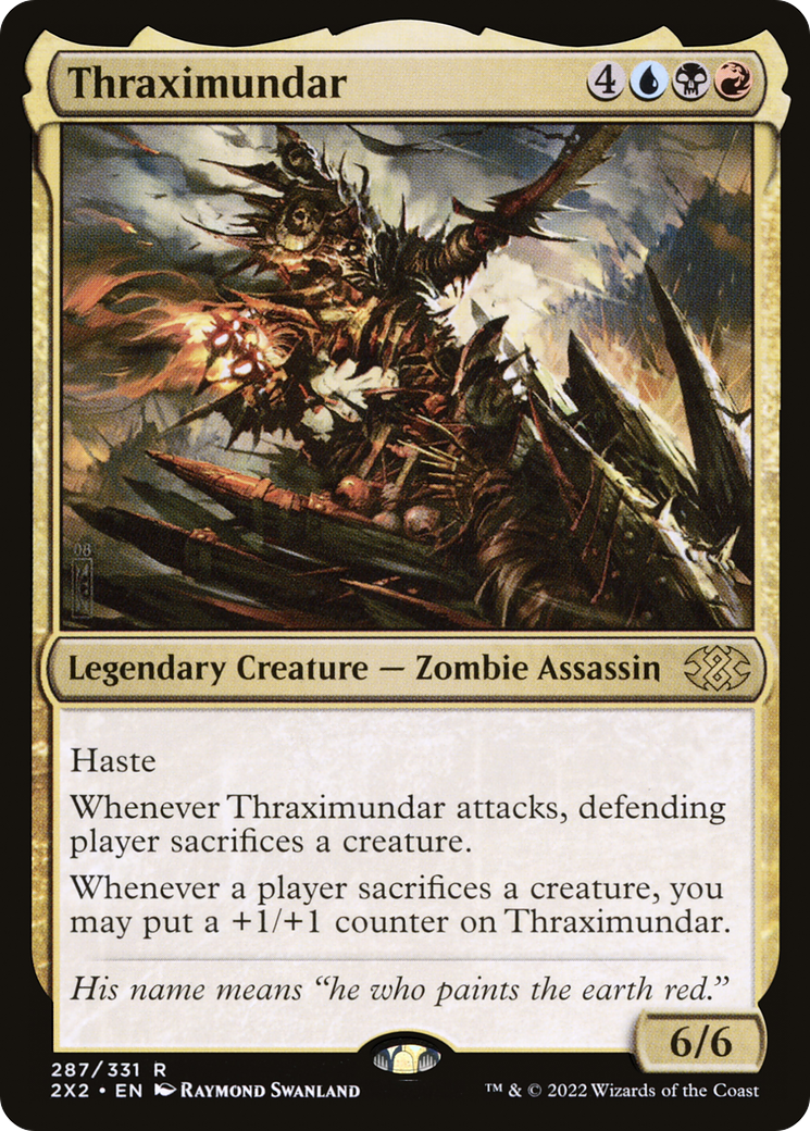 Thraximundar (2X2-287) [Double Masters 2022] Foil MTG Single Wizards of the Coast