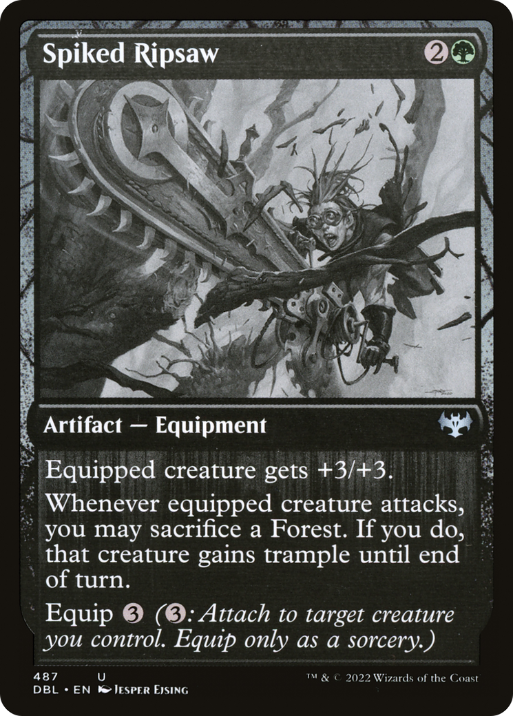 Spiked Ripsaw (DBL-487) [Innistrad: Double Feature] Foil MTG Single Wizards of the Coast