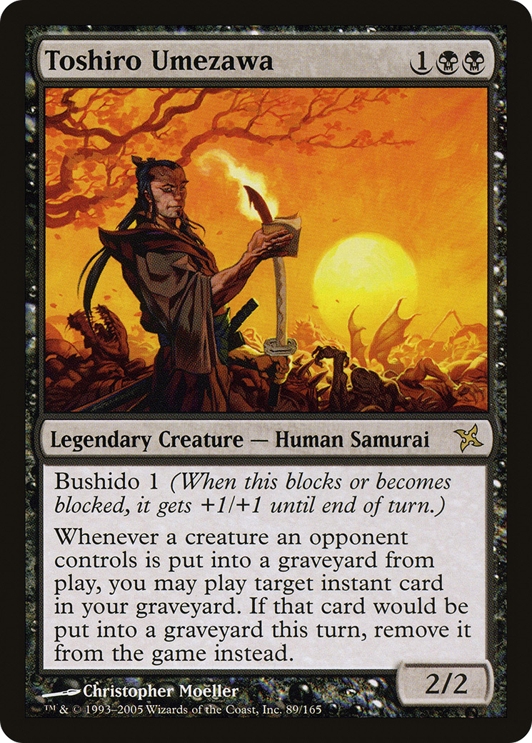 Toshiro Umezawa (BOK-089) [Betrayers of Kamigawa] Foil MTG Single Wizards of the Coast