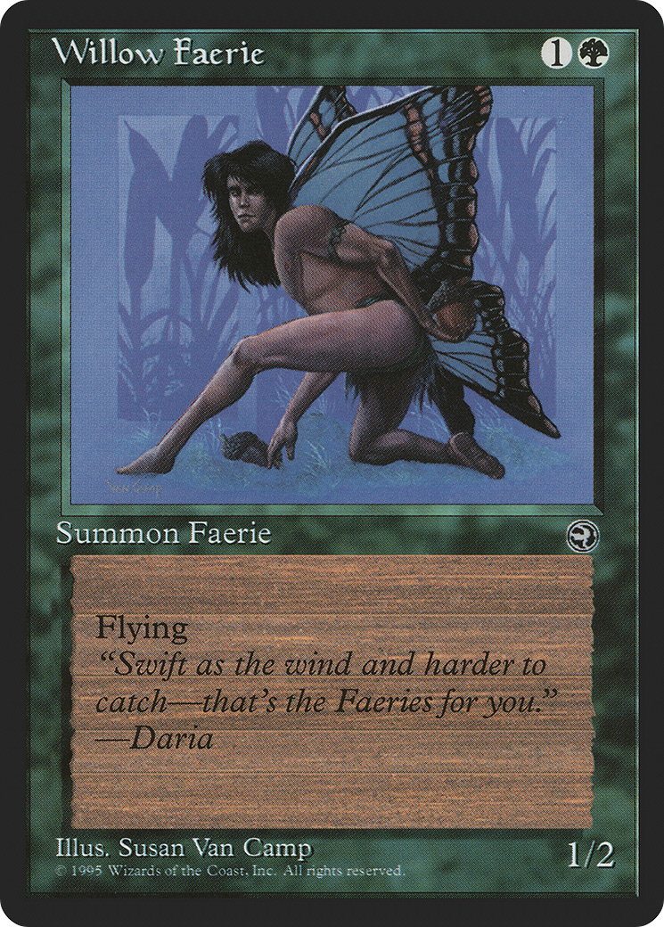Willow Faerie (HML-99B) [Homelands] MTG Single Wizards of the Coast