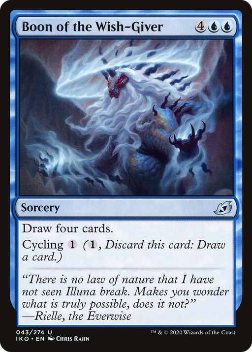 Boon of the Wish-Giver (IKO-043) [Ikoria: Lair of Behemoths] Foil MTG Single Wizards of the Coast
