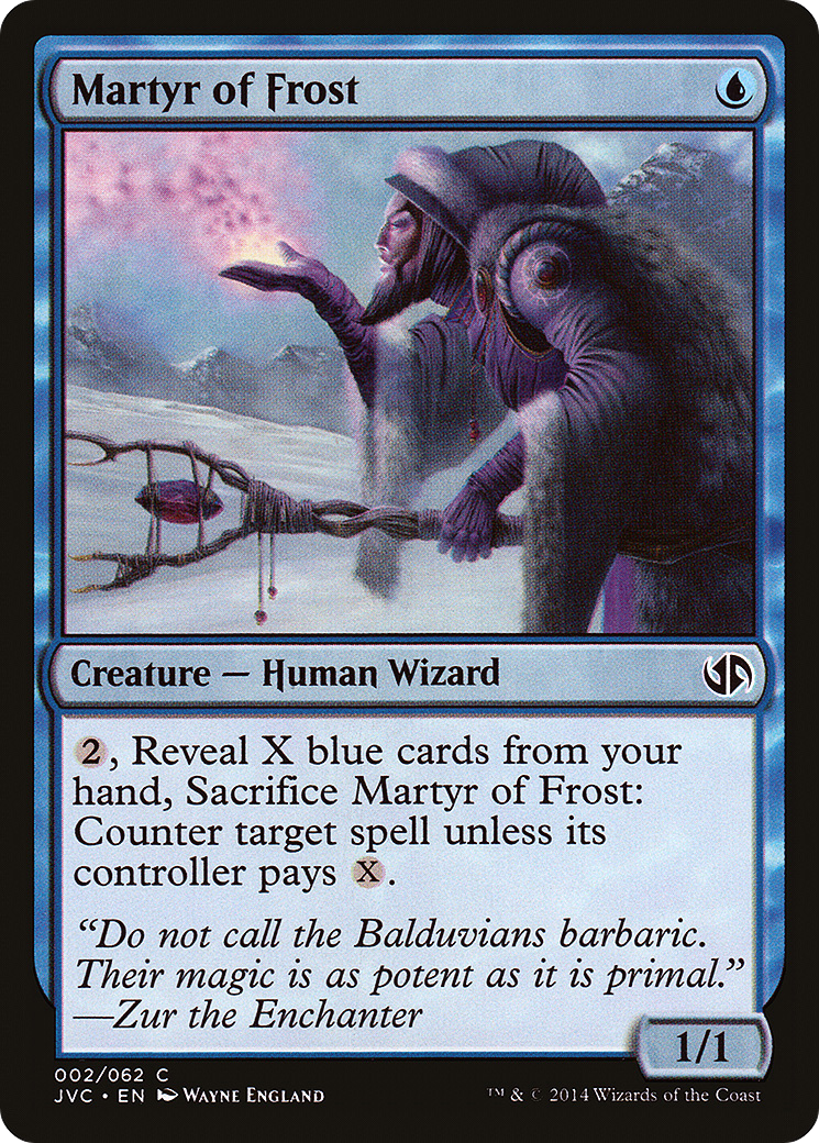 Martyr of Frost (DD3-002) [Misc] Duel Decks Anthology: Jace vs. Chandra MTG Single Wizards of the Coast