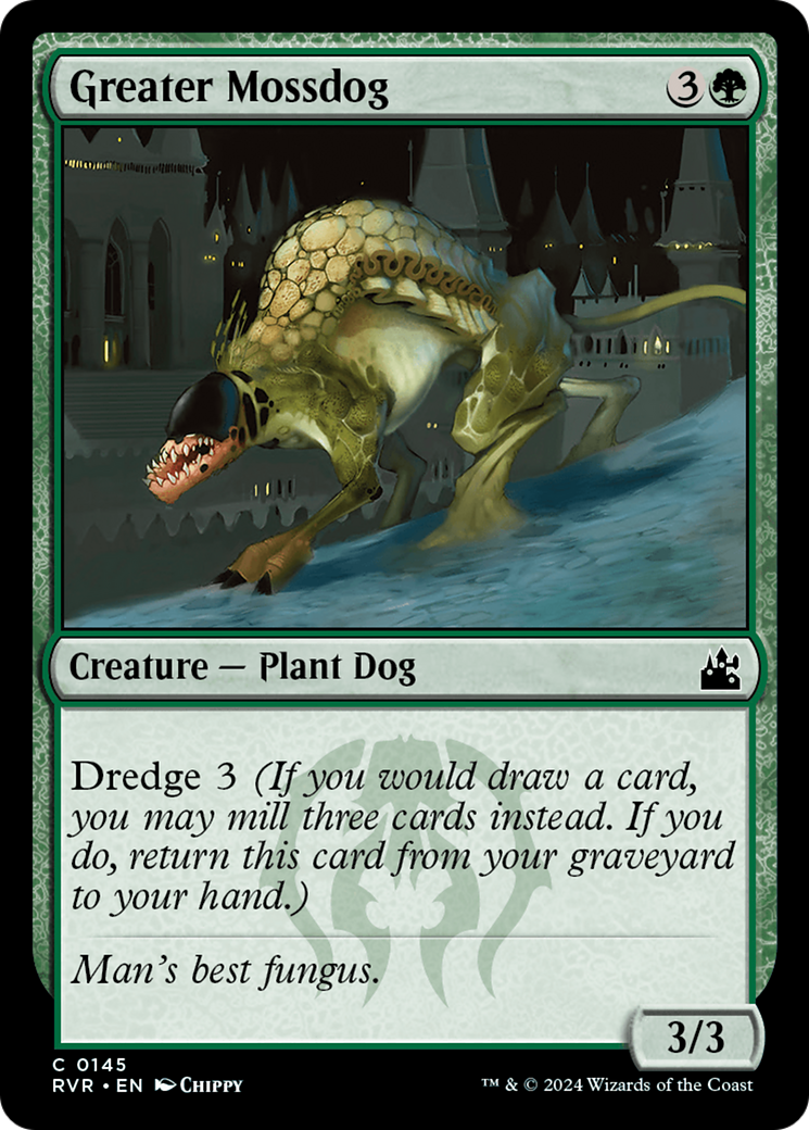 Greater Mossdog (RVR-145) [Ravnica Remastered] Foil MTG Single Wizards of the Coast
