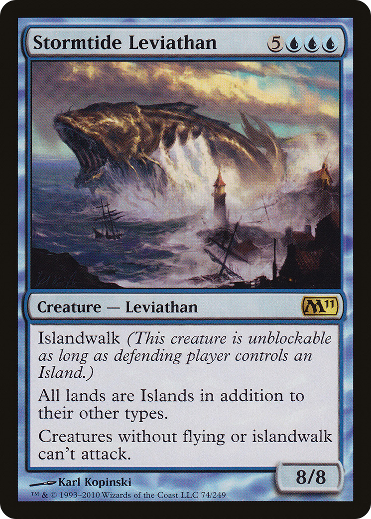 Stormtide Leviathan (M11-074) [Magic 2011] MTG Single Wizards of the Coast