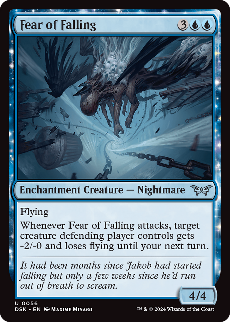 Fear of Falling (DSK-056) [Duskmourn: House of Horror] MTG Single Wizards of the Coast