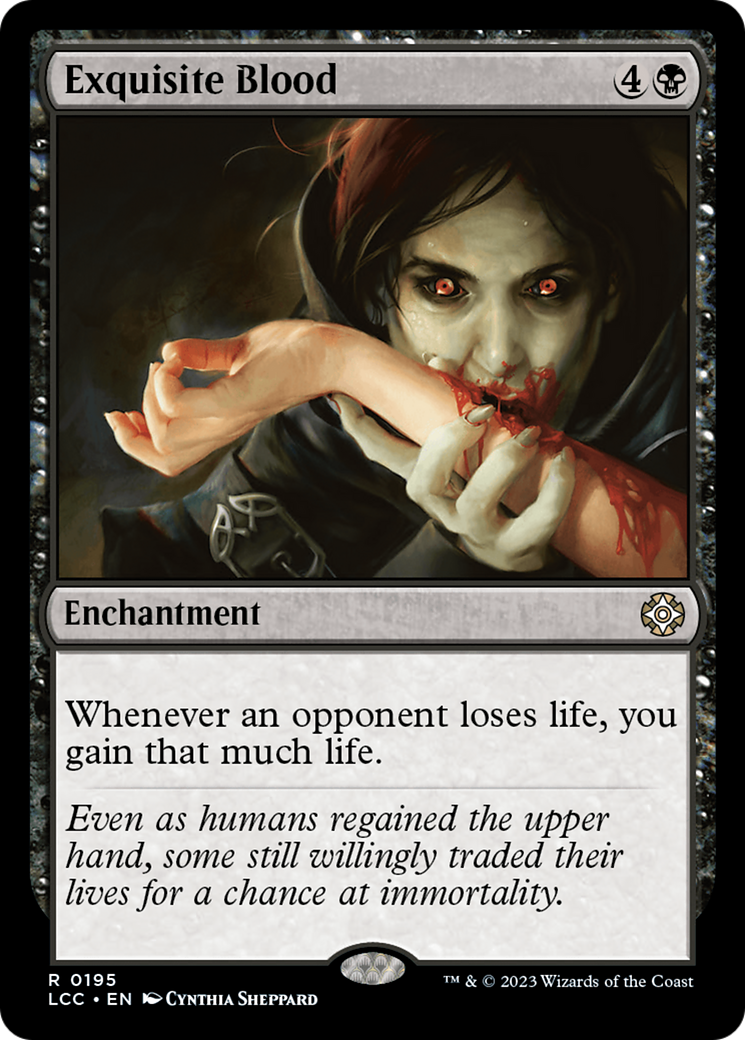 Exquisite Blood (LCC-195) [The Lost Caverns of Ixalan Commander] MTG Single Wizards of the Coast