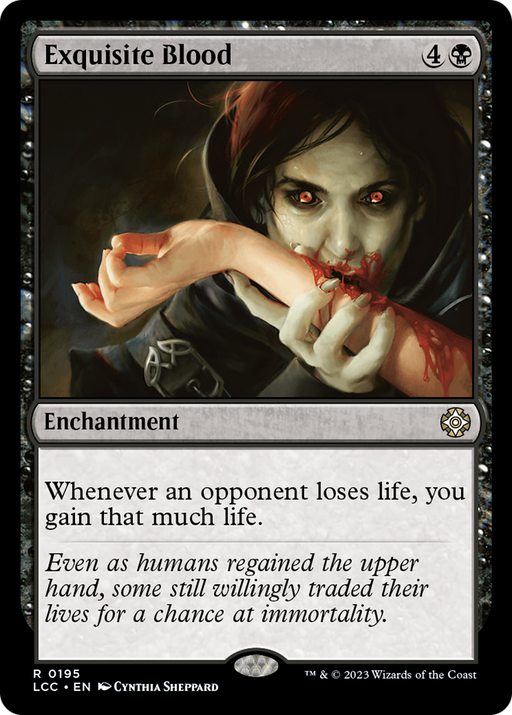 Exquisite Blood (LCC-195) [The Lost Caverns of Ixalan Commander] MTG Single Wizards of the Coast