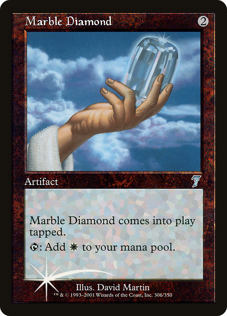 Marble Diamond (7ED-306) [7th Edition] Foil MTG Single Wizards of the Coast