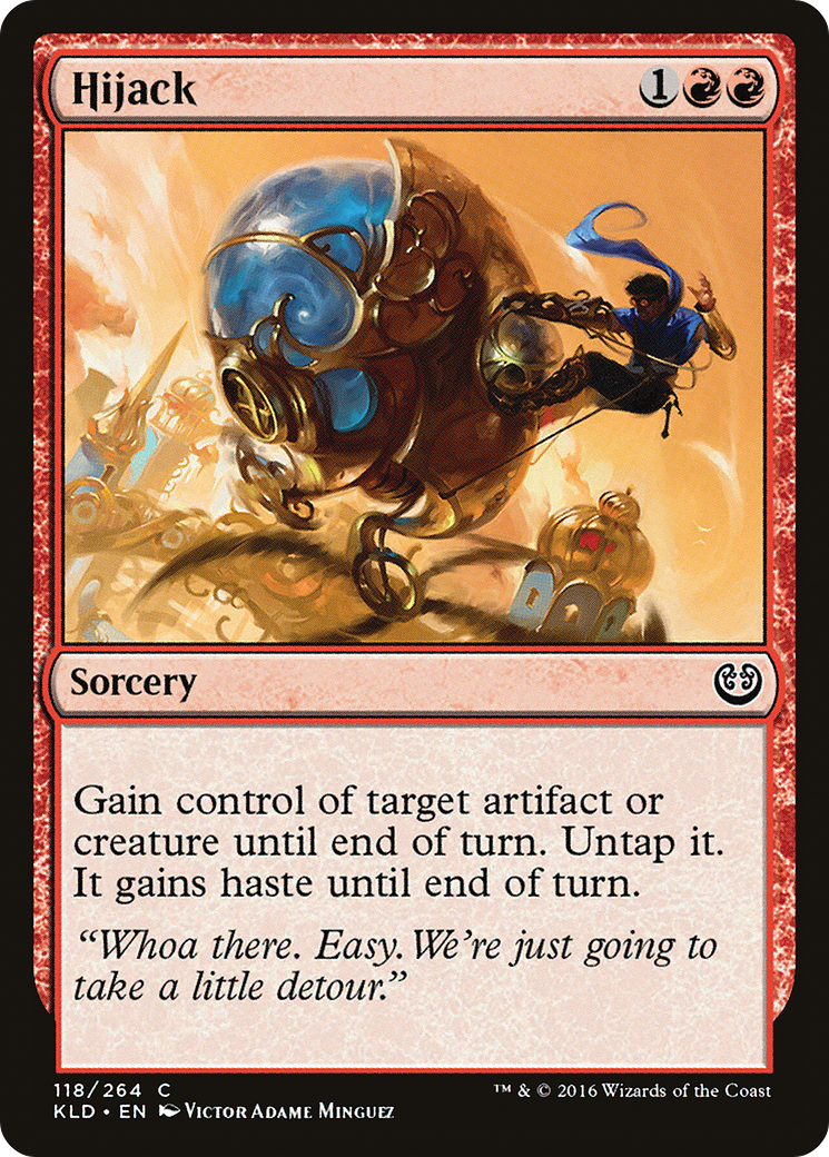 Hijack (KLD-118) [Kaladesh] Foil MTG Single Wizards of the Coast