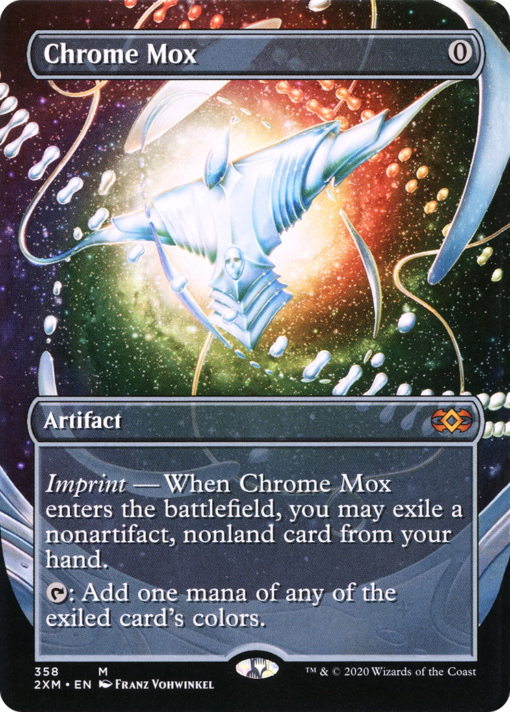 Chrome Mox (2XM-358) [Double Masters] (Borderless) Foil MTG Single Wizards of the Coast
