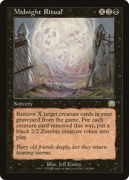 Midnight Ritual (MMQ-146) [Mercadian Masques] MTG Single Wizards of the Coast