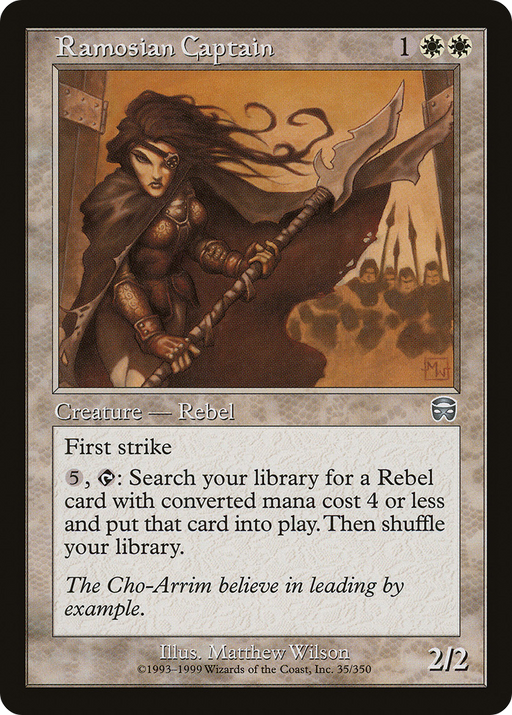 Ramosian Captain (MMQ-035) [Mercadian Masques] MTG Single Wizards of the Coast