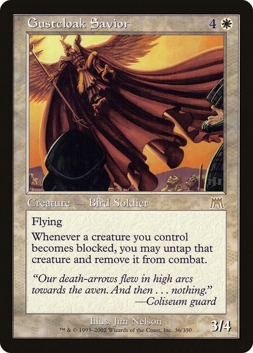 Gustcloak Savior (ONS-036) [Onslaught] MTG Single Wizards of the Coast