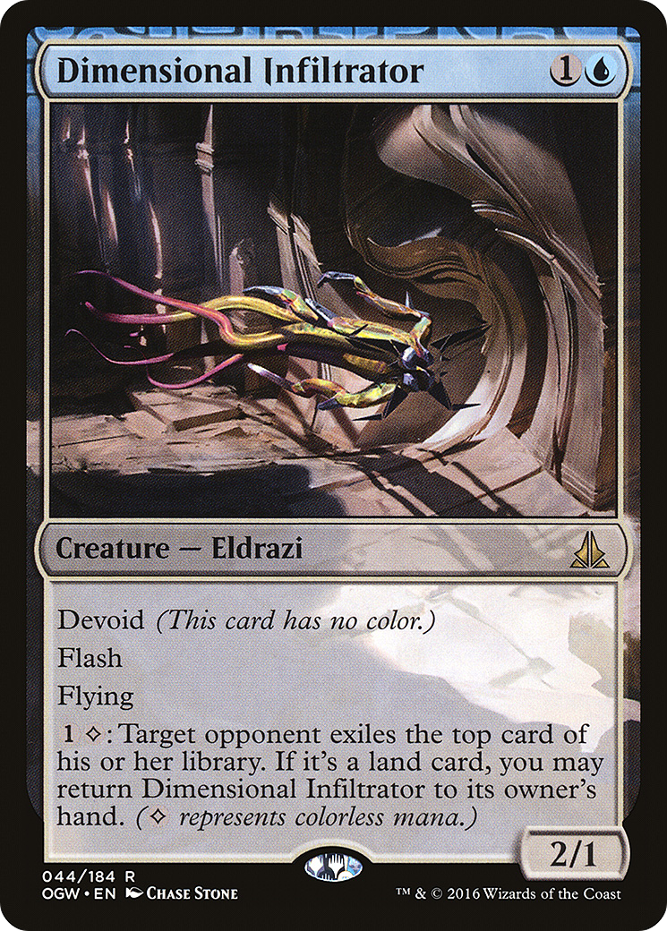Dimensional Infiltrator (OGW-044) [Oath of the Gatewatch] MTG Single Wizards of the Coast