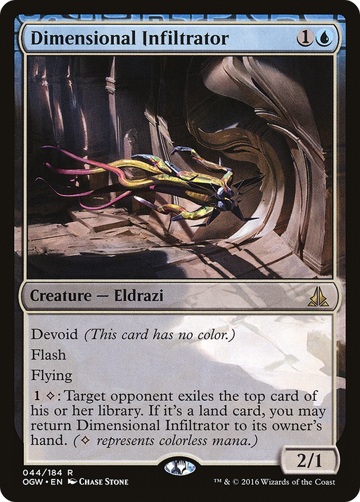 Dimensional Infiltrator (OGW-044) [Oath of the Gatewatch] MTG Single Wizards of the Coast