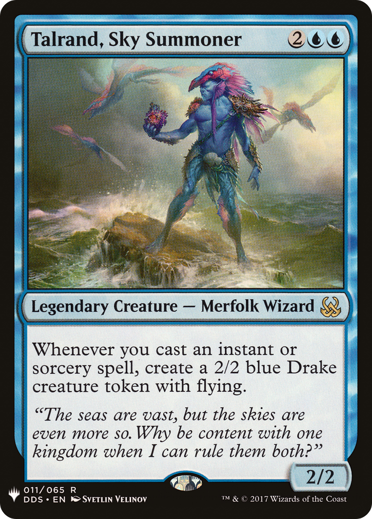 Talrand, Sky Summoner (LIST-DDS-11) [Mystery Booster] The List MTG Single Wizards of the Coast