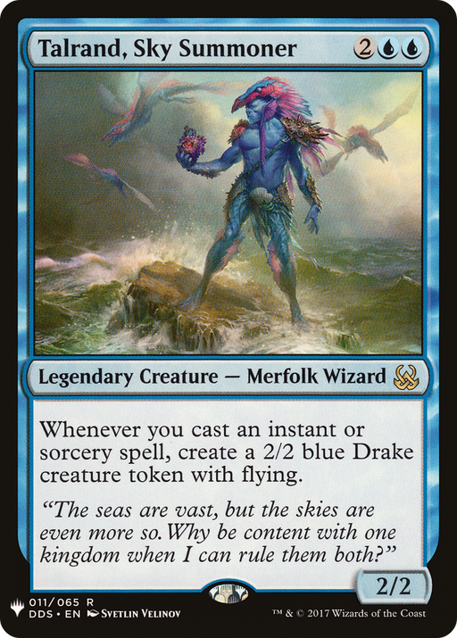Talrand, Sky Summoner (LIST-DDS-11) [Mystery Booster] The List MTG Single Wizards of the Coast