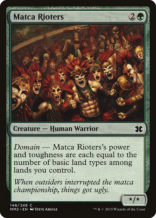 Matca Rioters (MM2-148) [Modern Masters 2015] Foil MTG Single Modern Masters 2015