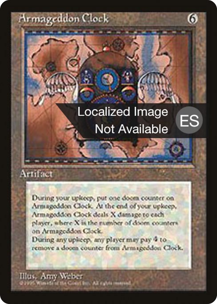 Armageddon Clock (4BB-295) [Fourth Edition Foreign Black Border] MTG Single Wizards of the Coast