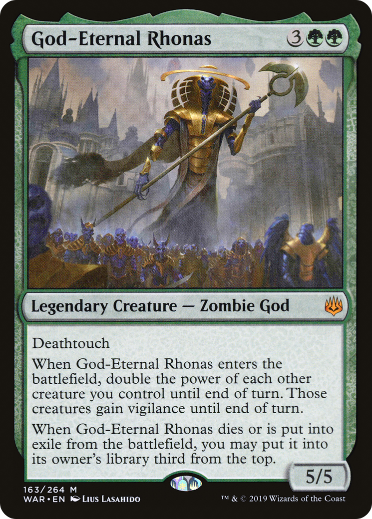 God-Eternal Rhonas (WAR-163) [War of the Spark] Foil MTG Single Wizards of the Coast