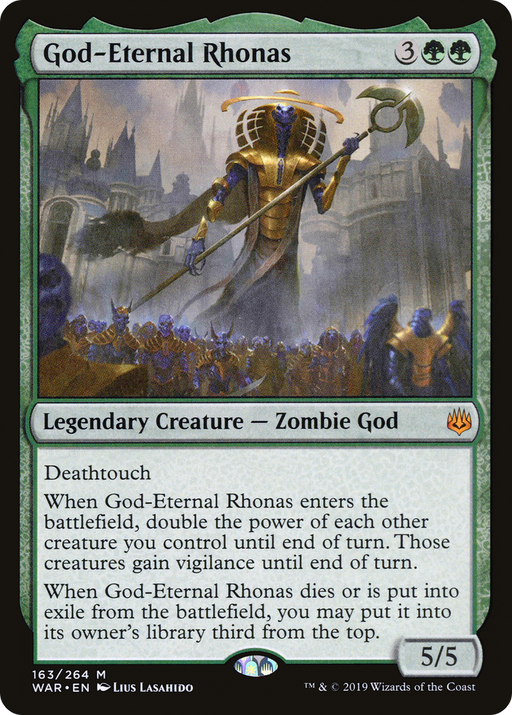 God-Eternal Rhonas (WAR-163) [War of the Spark] MTG Single Wizards of the Coast