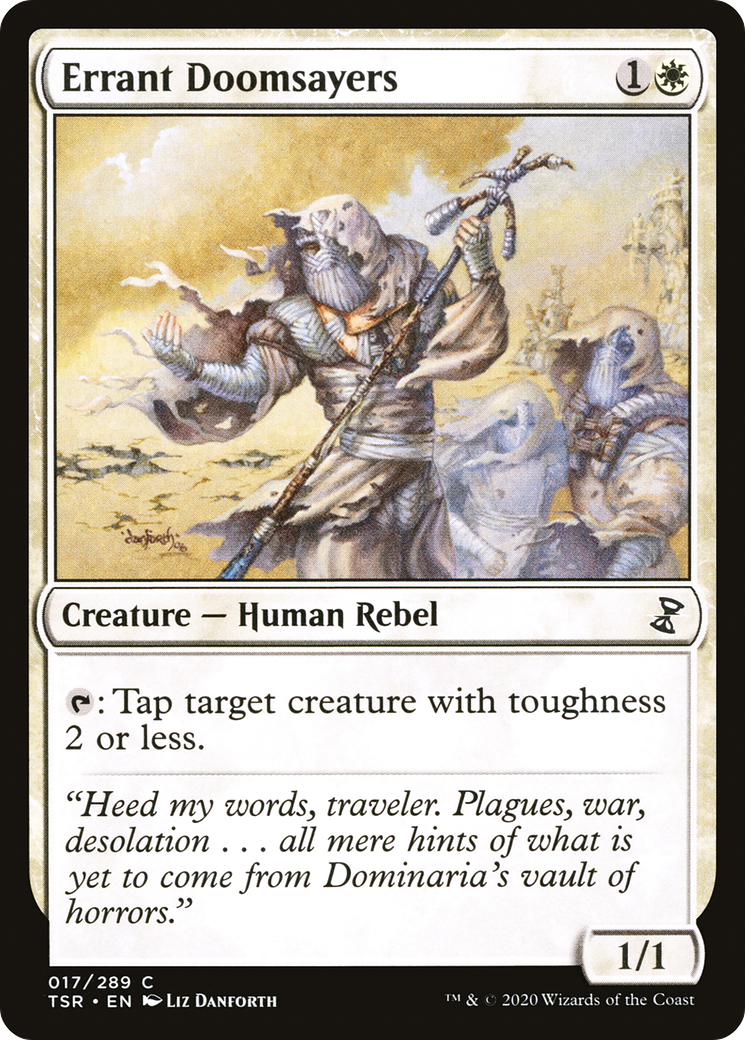 Errant Doomsayers (TSR-017) [Time Spiral Remastered] Foil MTG Single Wizards of the Coast