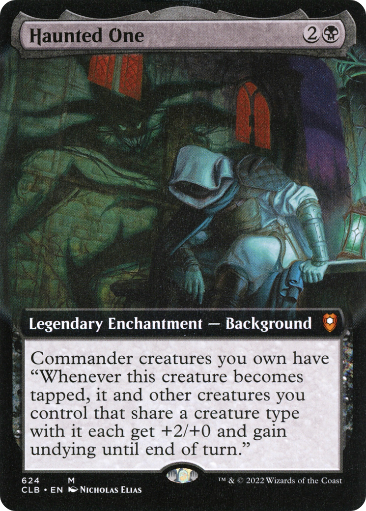 Haunted One (CLB-624) [Commander Legends: Battle for Baldur's Gate] (Extended Art) Foil MTG Single Wizards of the Coast