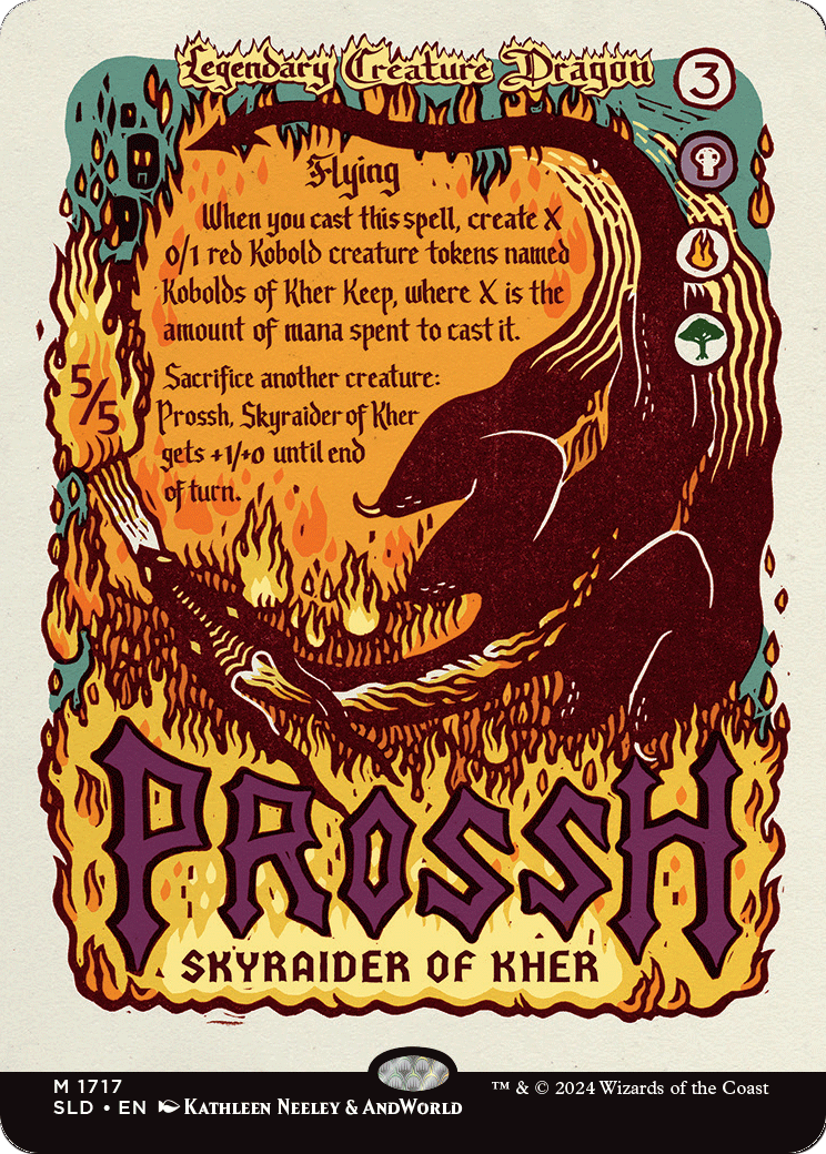 Prossh, Skyraider of Kher (SLD-1717) [Secret Lair] Drop (Borderless) MTG Single Wizards of the Coast