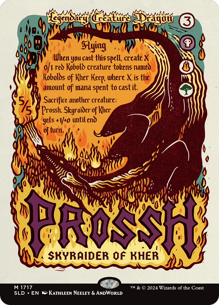 Prossh, Skyraider of Kher (SLD-1717) [Secret Lair] Drop (Borderless) MTG Single Wizards of the Coast
