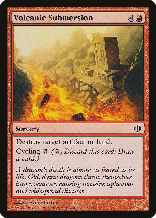 Volcanic Submersion (ALA-121) [Shards of Alara] MTG Single Wizards of the Coast