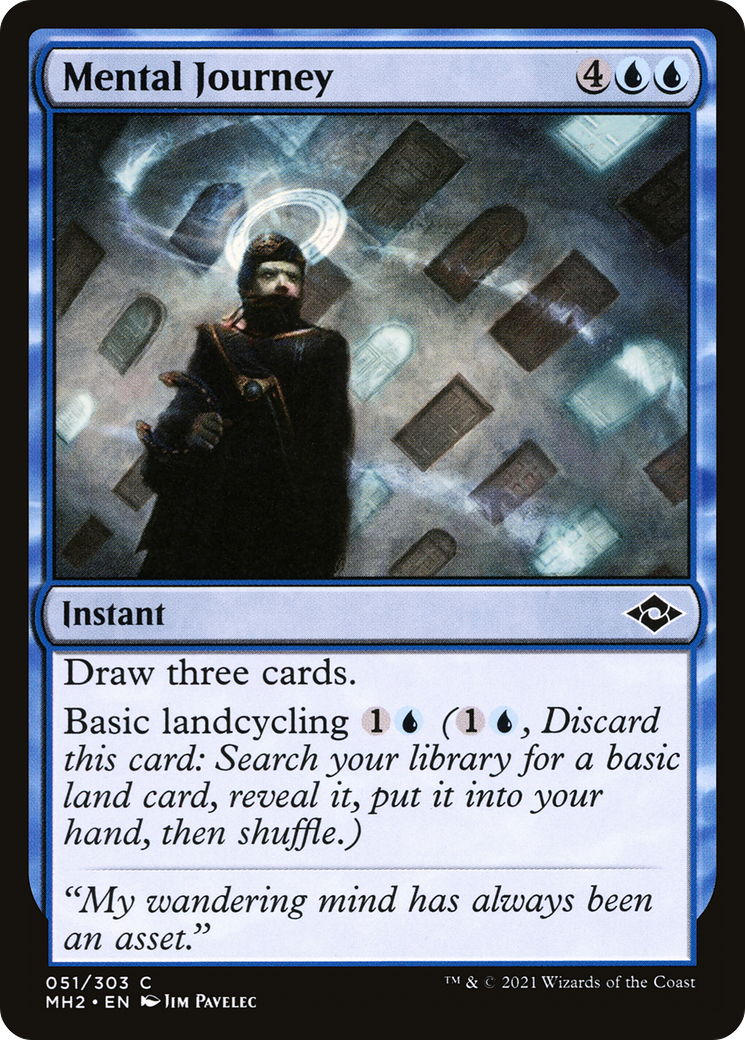 Mental Journey (MH2-051) [Modern Horizons 2] Foil MTG Single Modern Horizons 2