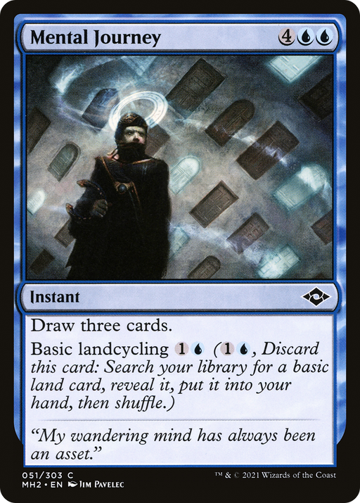 Mental Journey (MH2-051) [Modern Horizons 2] Foil MTG Single Modern Horizons 2