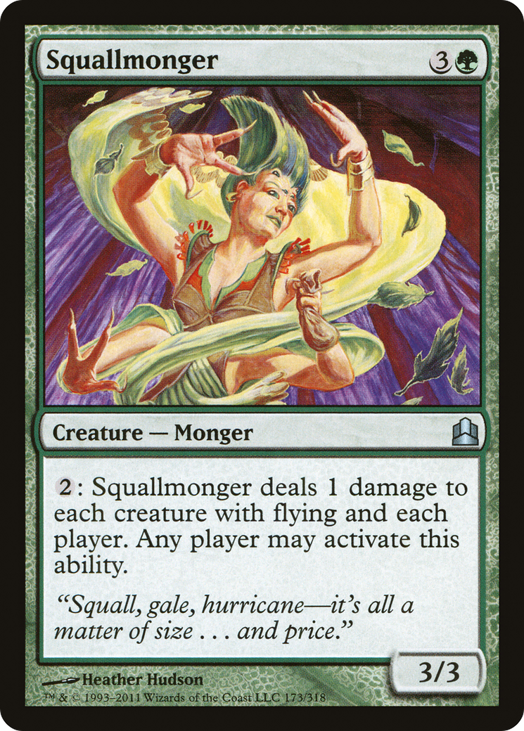 Squallmonger (CMD-173) [Commander 2011] MTG Single Wizards of the Coast