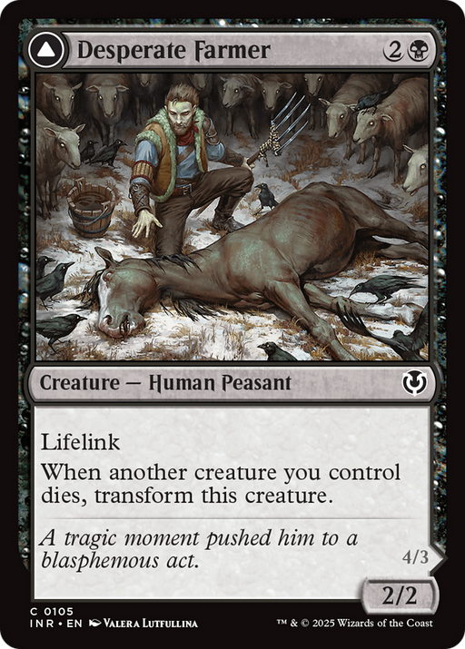 Desperate Farmer (INR-105) [Innistrad Remastered] Foil MTG Single Wizards of the Coast