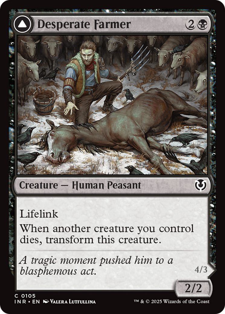 Desperate Farmer (INR-105) [Innistrad Remastered] MTG Single Wizards of the Coast