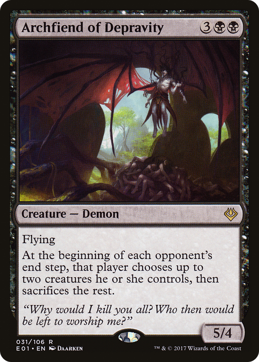 Archfiend of Depravity (AC2-031) [Misc] Archenemy: Nicol Bolas MTG Single Wizards of the Coast
