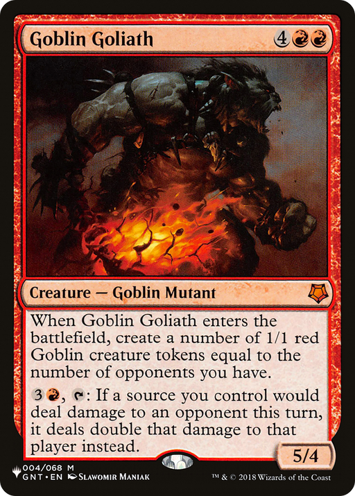 Goblin Goliath (LIST-004/068) [Mystery Booster] The List MTG Single Wizards of the Coast