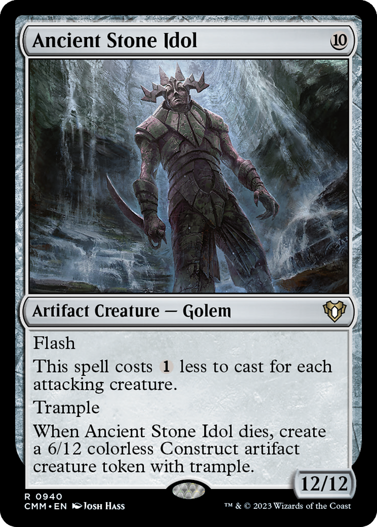 Ancient Stone Idol (CMM-940) [Commander Masters] MTG Single Wizards of the Coast
