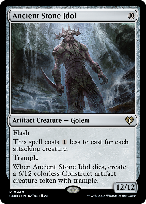 Ancient Stone Idol (CMM-940) [Commander Masters] MTG Single Wizards of the Coast