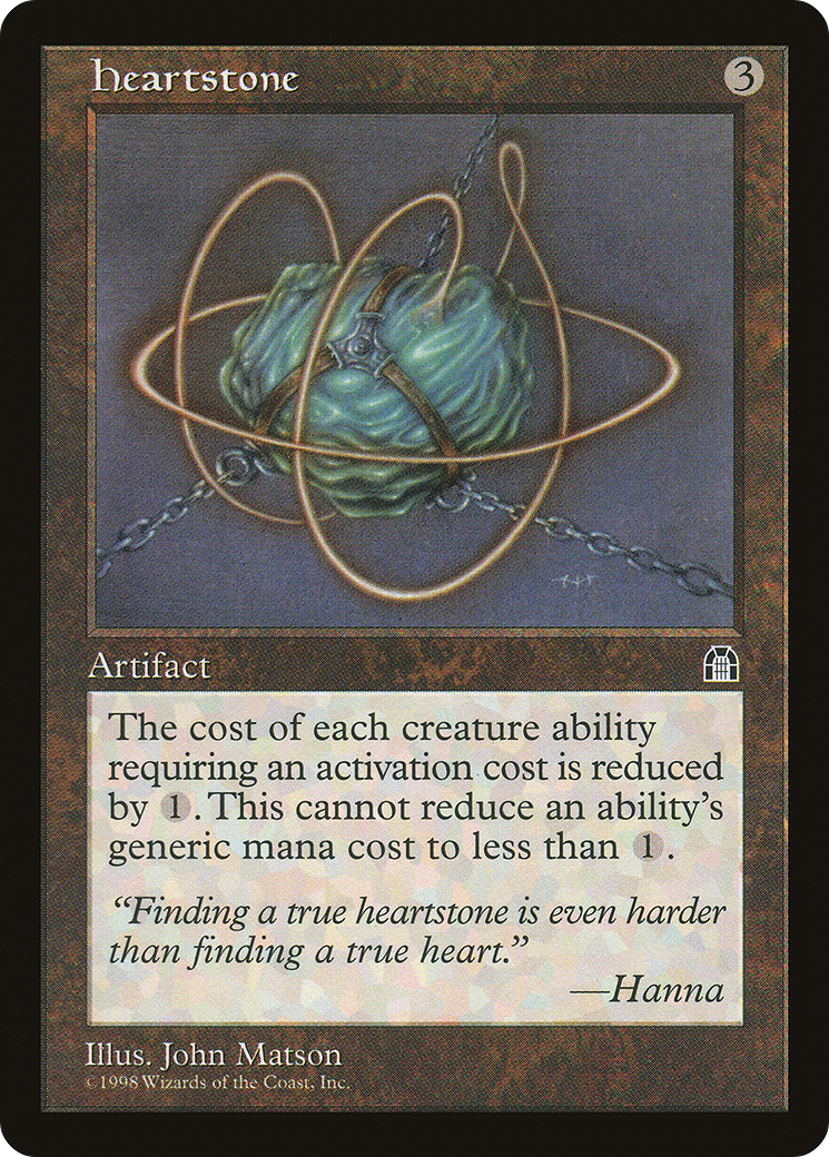 Heartstone (STH-134) [Stronghold] MTG Single Magic: The Gathering