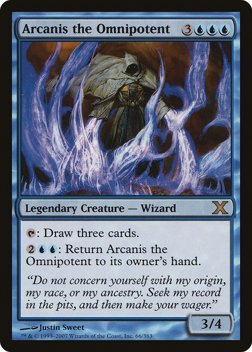 Arcanis the Omnipotent (10E-066) [Tenth Edition] MTG Single Wizards of the Coast