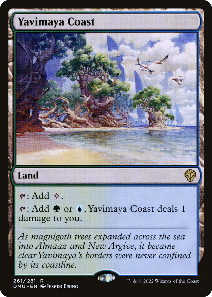 Yavimaya Coast (DMU-261) [Dominaria United] MTG Single Wizards of the Coast